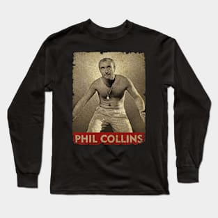 Phil Collins - NEW RETRO STYLE Long Sleeve T-Shirt